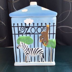 Ceramic Zoo Cookie Jar